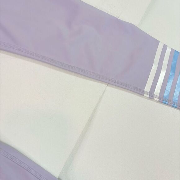 Addison Bay Leggings Womens XL Lavender Mid-Rise Everyday Legging NWT Activewear - Picture 2 of 12